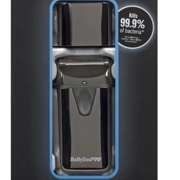 BaBylissPRO Silver and Black Electric Shaver
